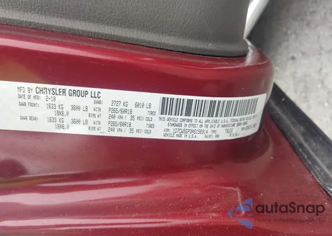 2010 Dodge Dakota Laramie z USA, uszkodzony, nr VIN 1D7CW5GP3AS156914